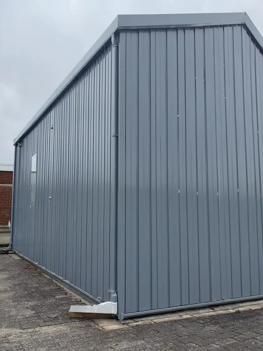 Cladding Spraying — freshly sprayed finish