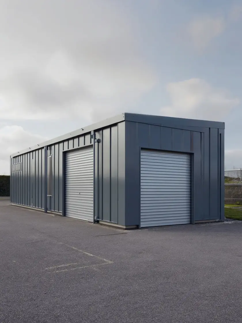 Cladding spraying: industrial unit