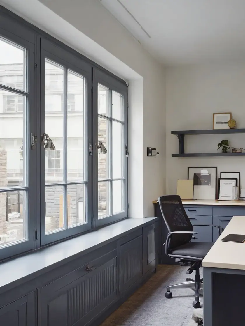 Commercial spraying: office interior