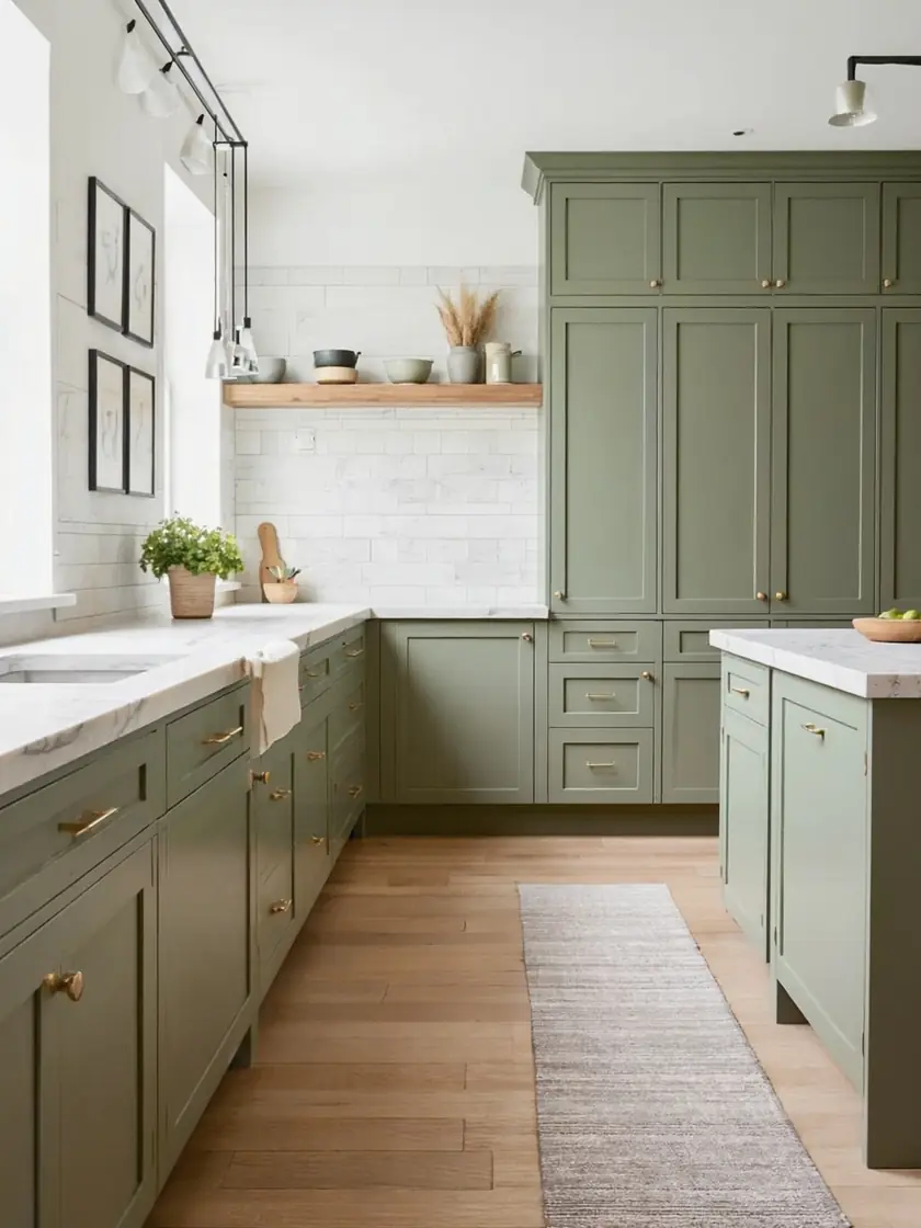 Kitchen Resprays — freshly sprayed finish