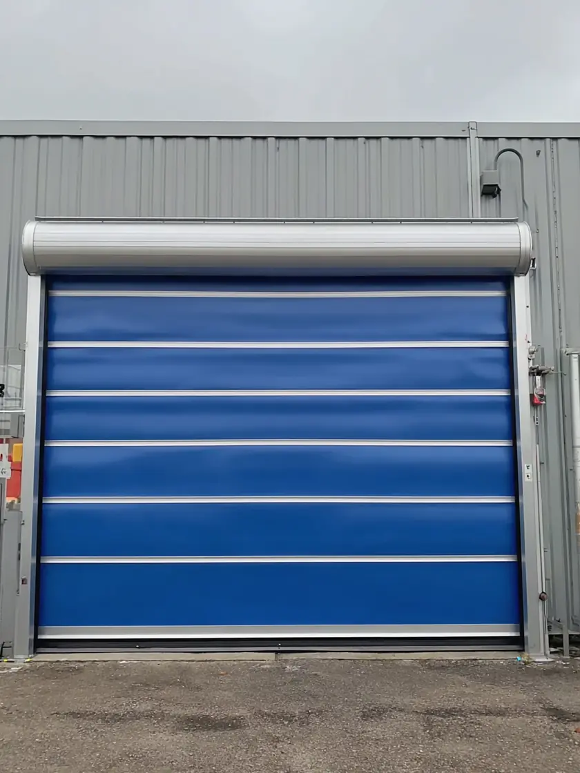 Roller shutter painting: industrial shutter