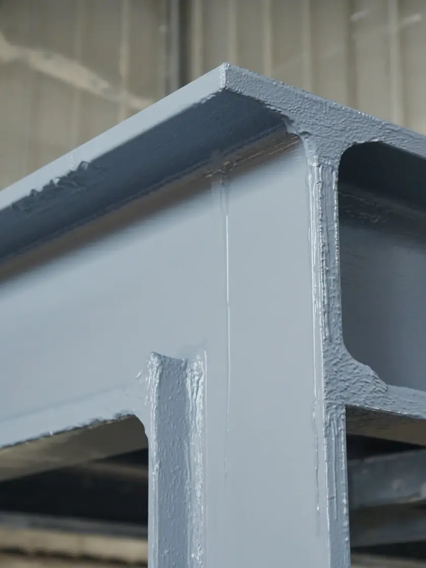 Warehouse painting: column detail